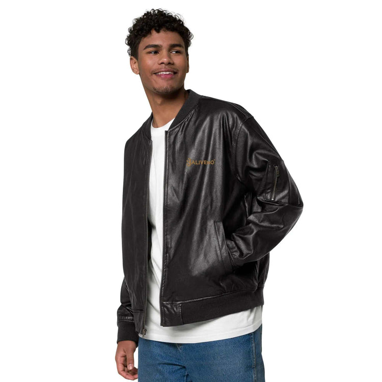 Baliveno LeatherBaliveno Leather Bomber JacketIf there’s an item that never goes out of style, it’s a leather jacket. Made of 100% PU leather, this classic piece will complement casual, chic, or sporty outfits.
[Bal]