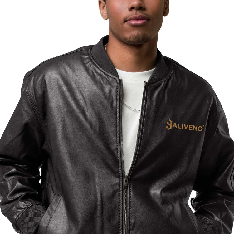Baliveno LeatherBaliveno Leather Bomber JacketIf there’s an item that never goes out of style, it’s a leather jacket. Made of 100% PU leather, this classic piece will complement casual, chic, or sporty outfits.
[Bal]