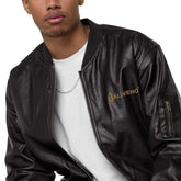 Baliveno LeatherBaliveno Leather Bomber JacketIf there’s an item that never goes out of style, it’s a leather jacket. Made of 100% PU leather, this classic piece will complement casual, chic, or sporty outfits.
[Bal]