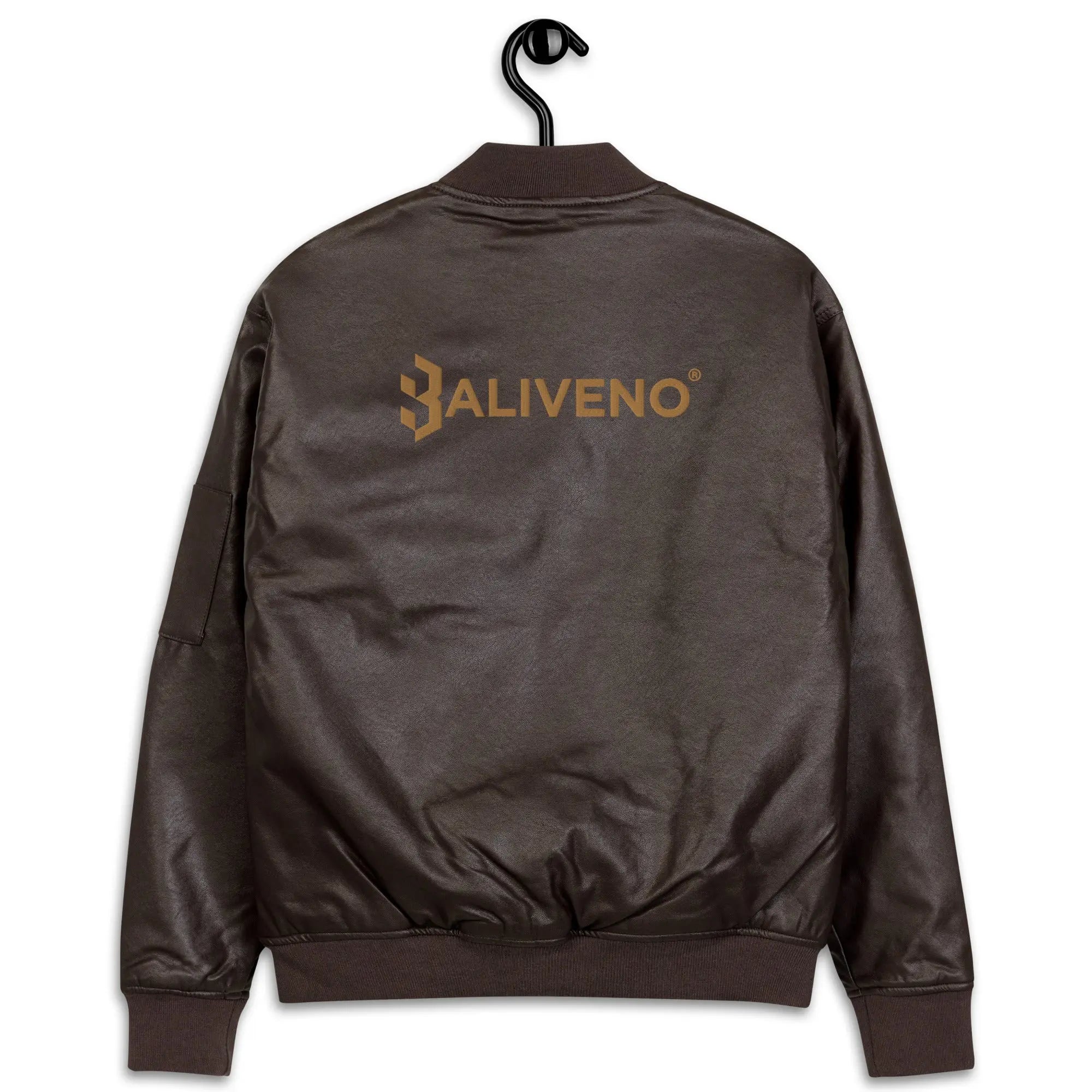 Baliveno Leather Bomber Jacket - BALIVENO