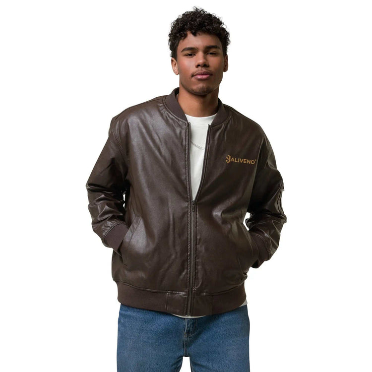 Baliveno LeatherBaliveno Leather Bomber JacketIf there’s an item that never goes out of style, it’s a leather jacket. Made of 100% PU leather, this classic piece will complement casual, chic, or sporty outfits.
[Bal]