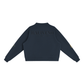 Baliveno Minimalist Essential Fleece Mock-Neck Crew Sweatshirt