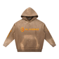 Baliveno Vintage Washed Frayed Fleece Hoodie