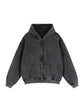 Baliveno Zip-Through Boxy Fleece Hoodie