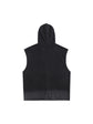 Vintage Washed Zip-Up Hooded Tank Top
