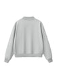 Essential Fleece Mock-Neck Crew Sweatshirt
