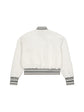 Baliveno Striped Rib Collar Zip Jacket
