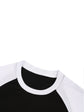 Baliveno Contrast Raglan Sleeve Mesh T-Shirt
