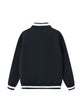 Contrast Piping Zip Bomber Jacket