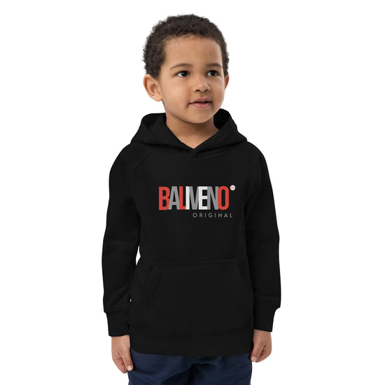 Baliveno Kids Organic Cotton Printed HoodieBaliveno Kids Organic Cotton Printed HoodieLooking for a comfy hoodie for your little one? This premium quality kids eco hoodie has a front pouch pocket, ribbed cuffs, and a lined hood for additional warmth. [Bal]