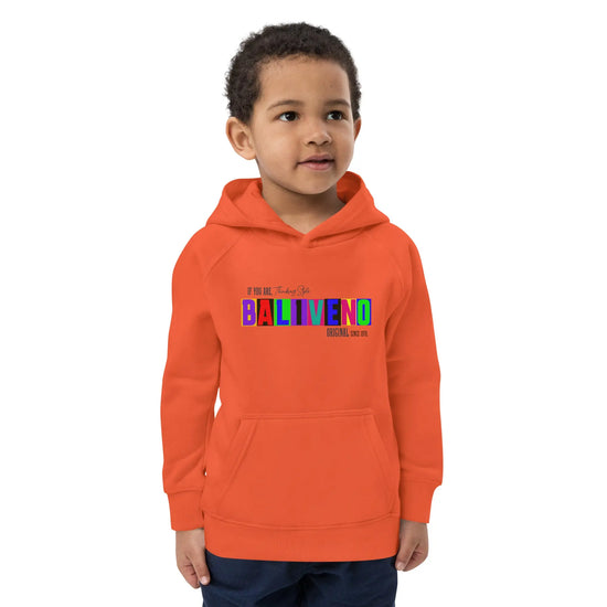 Baliveno Kids Organic Cotton Printed HoodieBaliveno Kids Organic Cotton Printed HoodieLooking for a comfy hoodie for your little one? This premium quality kids eco hoodie has a front pouch pocket, ribbed cuffs, and a lined hood for additional warmth. [Bal]