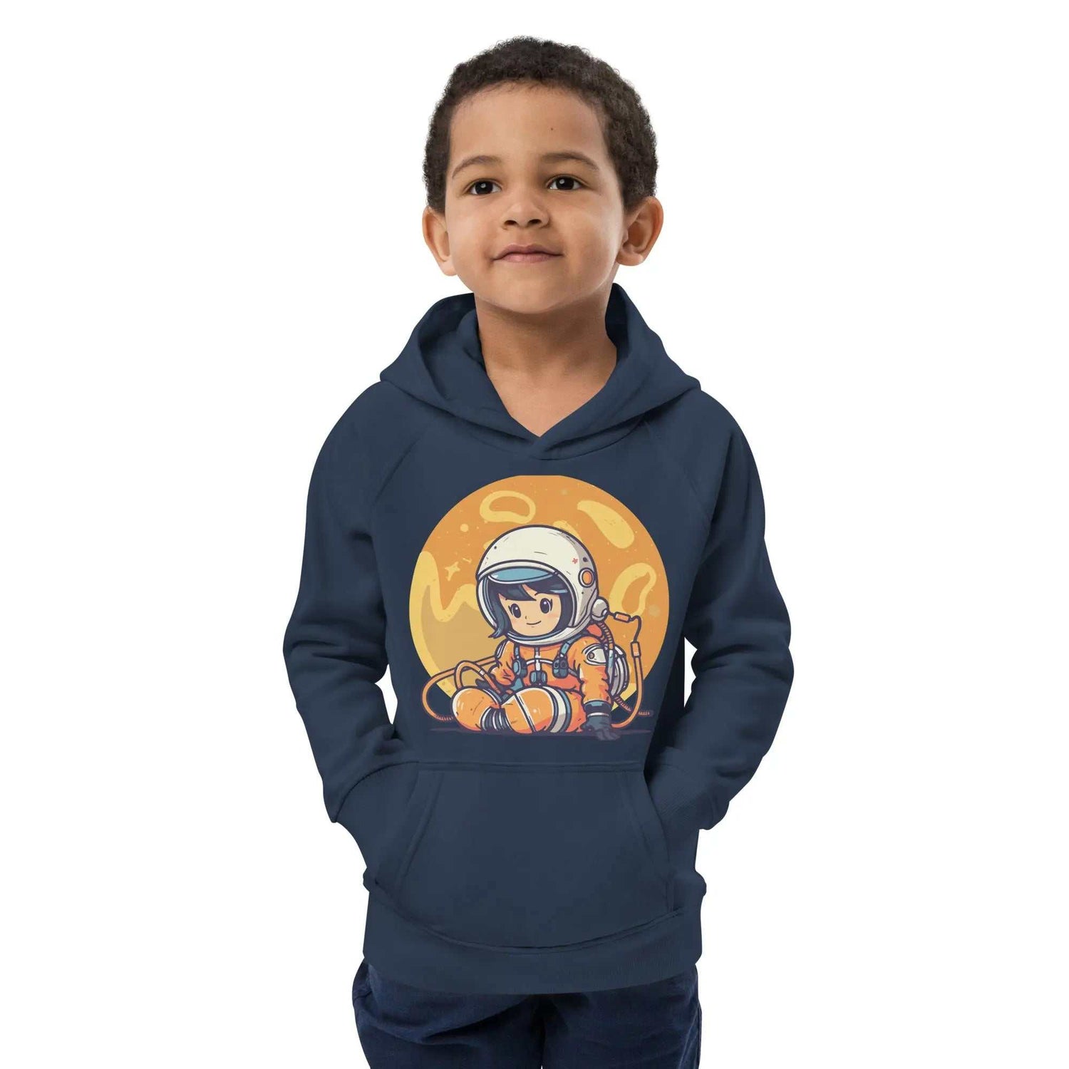 Space Kid HoodieSpace Kid hoodieIntroducing our Space Kid Hoodie, the perfect blend of comfort and sustainability for your little one! Crafted with premium quality materials, this eco-friendly hood[Bal]