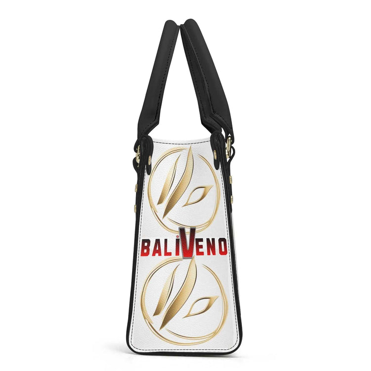 Baliveno Luxury leather HandbagBaliveno Luxury leather HandbagCrafted with quality vegan PU leather, this printed tote boasts a structured silhouette with dual top handles for a balanced, hands-free carry. A top zipper closure [Bal]
