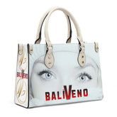 Baliveno Luxury leather HandbagBaliveno Luxury leather HandbagCrafted with quality vegan PU leather, this printed tote boasts a structured silhouette with dual top handles for a balanced, hands-free carry. A top zipper closure [Bal]