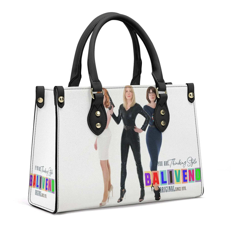 Baliveno Luxury leather HandbagBaliveno Luxury leather HandbagCrafted with quality vegan PU leather, this printed tote boasts a structured silhouette with dual top handles for a balanced, hands-free carry. A top zipper closure [Bal]