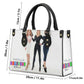 Baliveno Luxury leather HandbagBaliveno Luxury leather HandbagCrafted with quality vegan PU leather, this printed tote boasts a structured silhouette with dual top handles for a balanced, hands-free carry. A top zipper closure [Bal]
