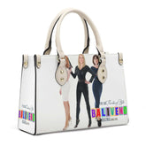 Baliveno Luxury leather HandbagBaliveno Luxury leather HandbagCrafted with quality vegan PU leather, this printed tote boasts a structured silhouette with dual top handles for a balanced, hands-free carry. A top zipper closure [Bal]