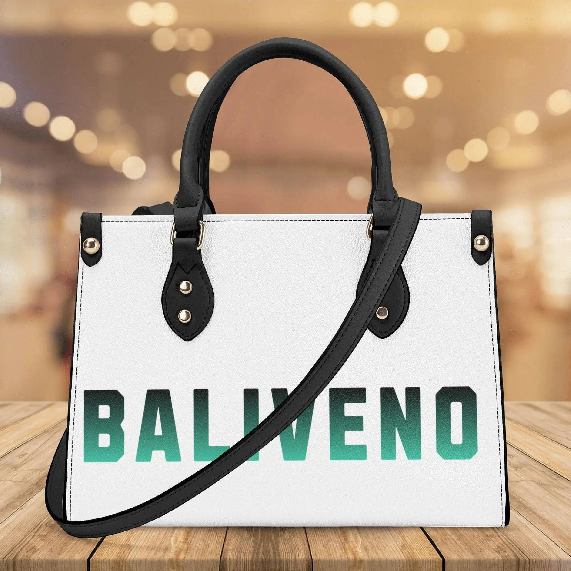 Baliveno Luxury leather Handbag With Shoulder Strap. - BALIVENO