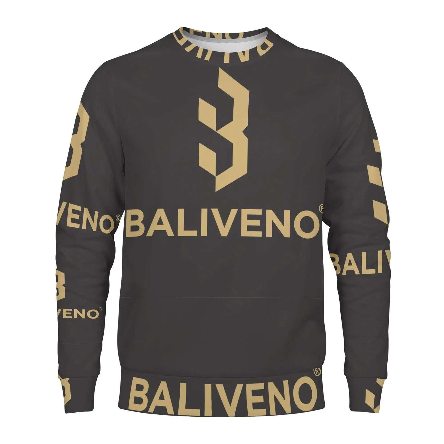 Baliveno MensBaliveno Mens All Over Print Crew Neck SweatshirtMake a bold statement in the stylish Baliveno Men&