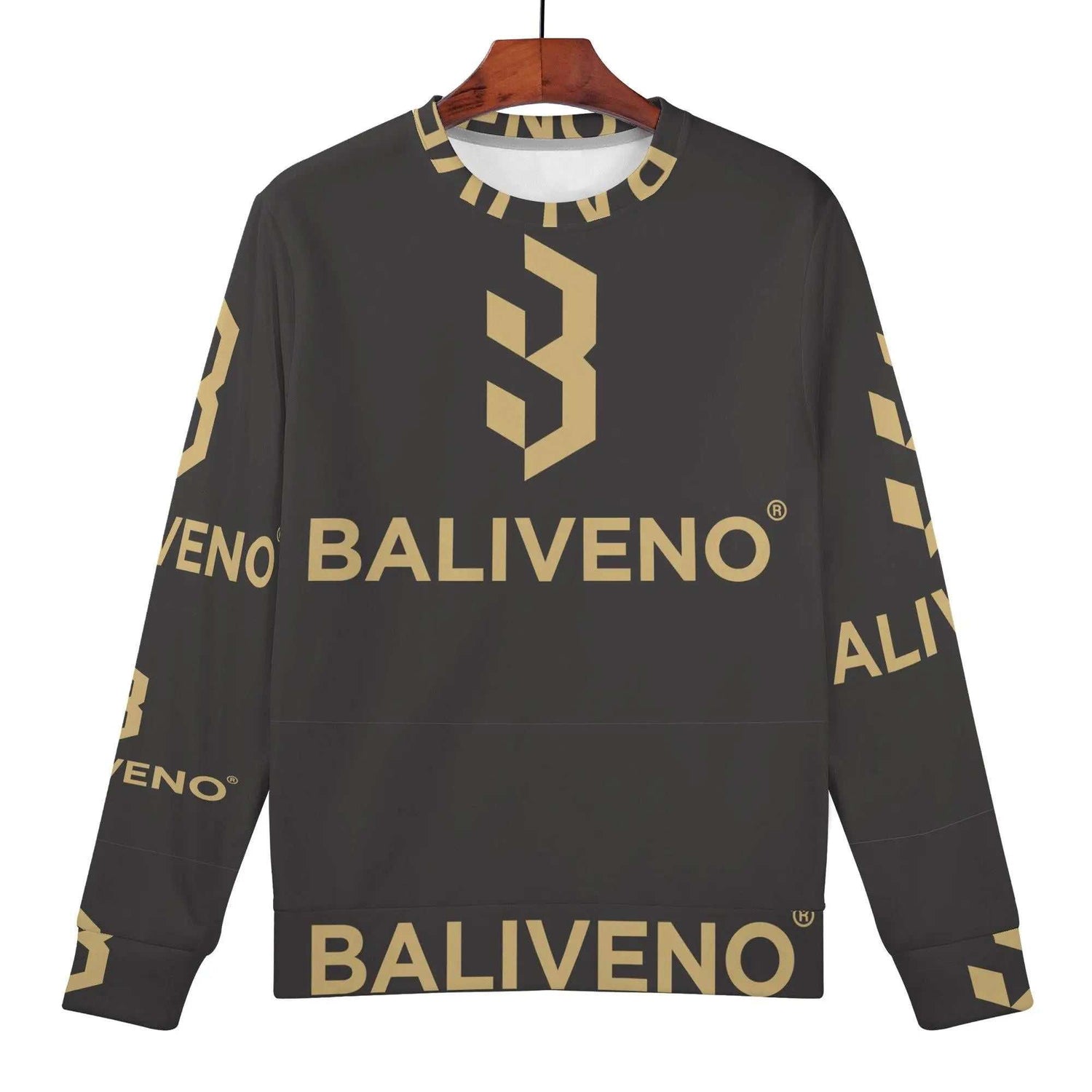 Baliveno MensBaliveno Mens All Over Print Crew Neck SweatshirtMake a bold statement in the stylish Baliveno Men&