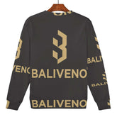 Baliveno MensBaliveno Mens All Over Print Crew Neck SweatshirtMake a bold statement in the stylish Baliveno Men&