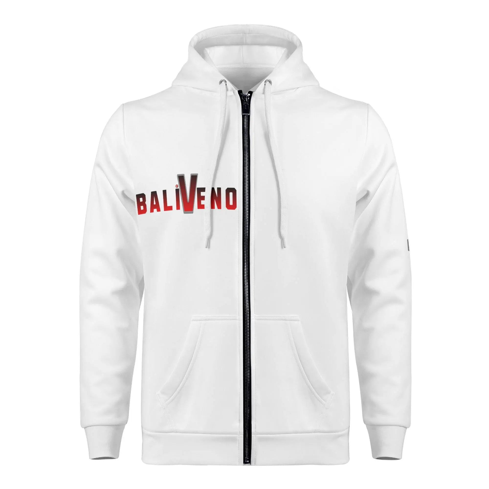 Mens All Over Print Classic Zip Hoodie - BALIVENO