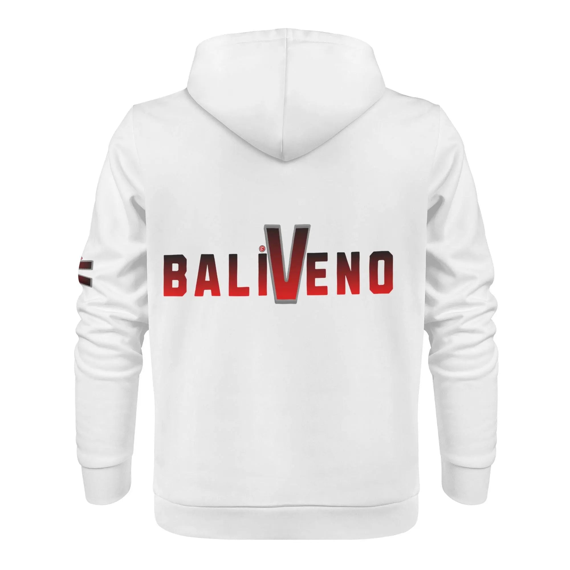 Mens All Over Print Classic Zip Hoodie - BALIVENO