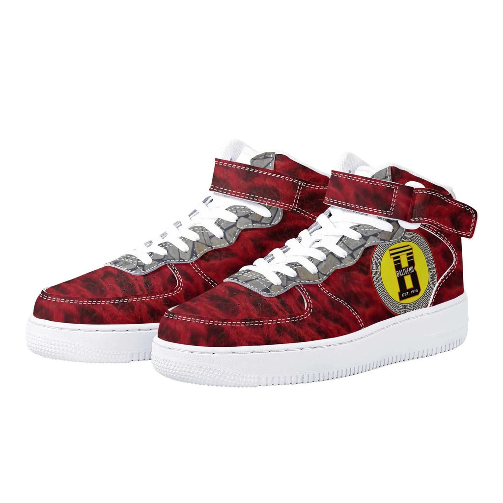 Baliveno MensBaliveno Mens High Top Leather SneakersElevate your footwear game with the Baliveno Men's High Top Leather Sneakers, a harmonious blend of style, comfort, and eco-conscious craftsmanship.
These custom all[Bal]