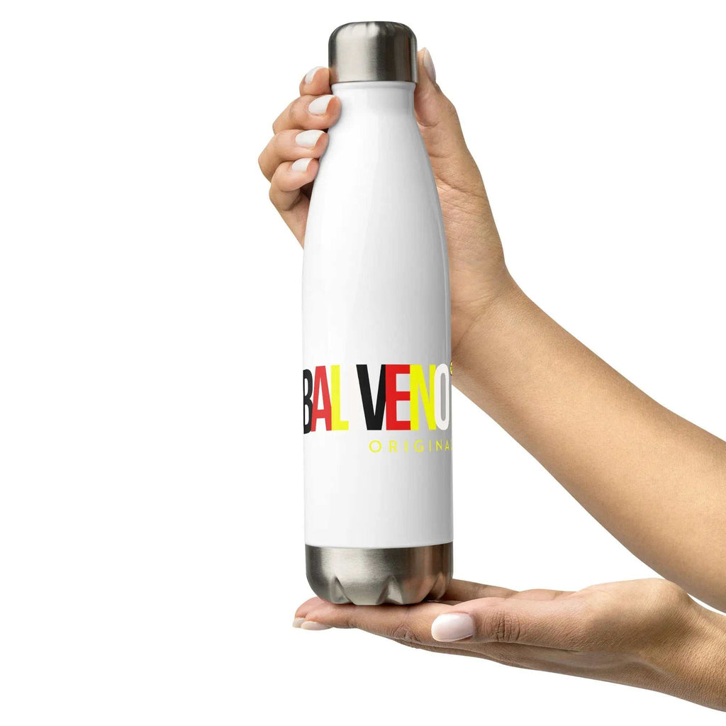 Baliveno Printed Stainless Steel Water Bottle – Fashionable Travel & Gym BottleBaliveno Printed Stainless Steel Water Bottle – Fashionable Travel & GThis 17-ounce, double-walled stainless steel water bottle is perfect for your daily outings. It will keep your drink of choice hot or cold for hours. It also feature[Bal]