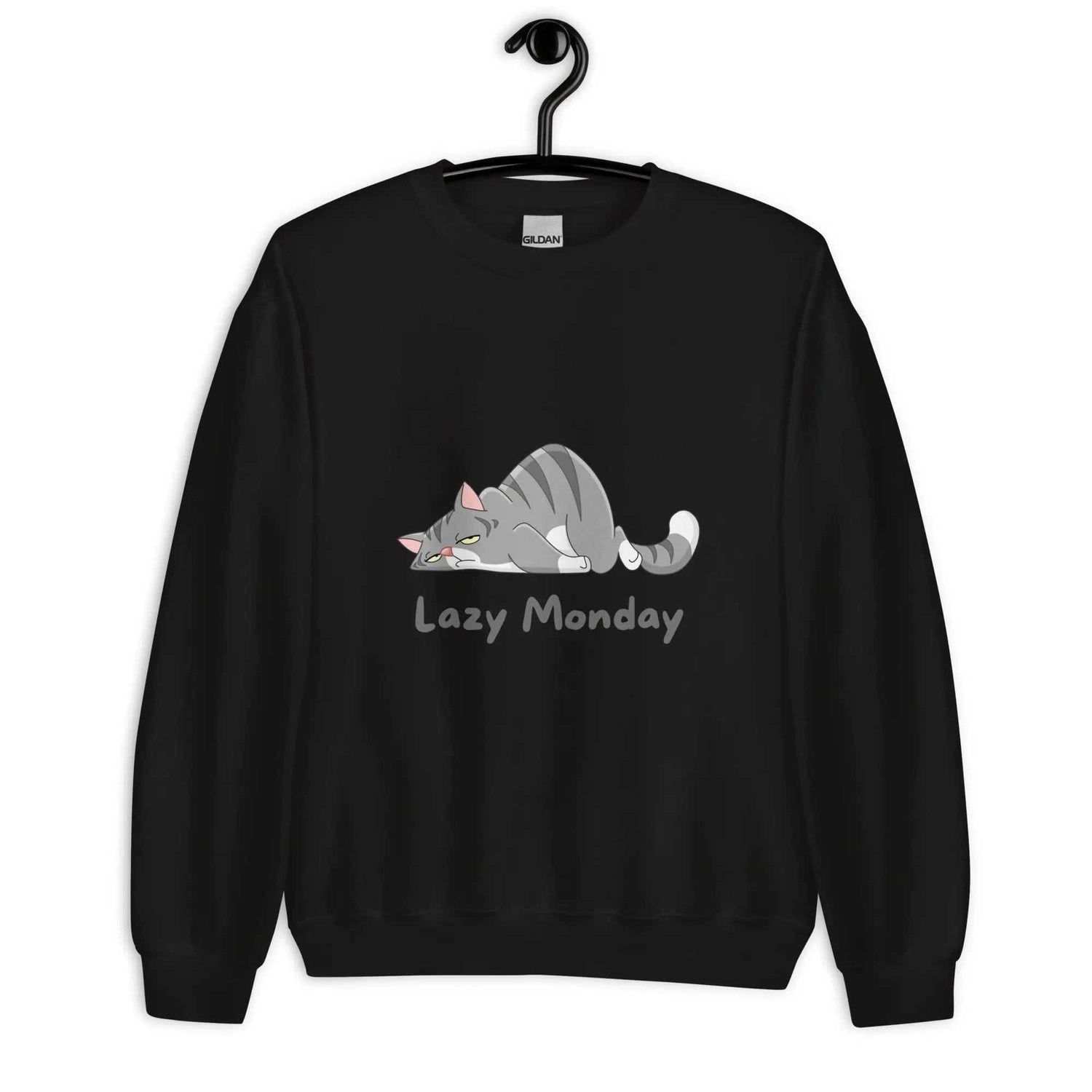 Lazy Monday SweatshirtLazy Monday SweatshirtEmbrace the comfort and warmth of our Lazy Monday Sweatshirt, the perfect companion for those cozy, relaxed days. Crafted to keep you snug and stylish during the col[Bal]