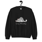 Lazy Monday SweatshirtLazy Monday SweatshirtEmbrace the comfort and warmth of our Lazy Monday Sweatshirt, the perfect companion for those cozy, relaxed days. Crafted to keep you snug and stylish during the col[Bal]