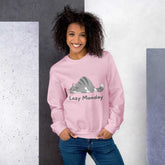 Lazy Monday SweatshirtLazy Monday SweatshirtEmbrace the comfort and warmth of our Lazy Monday Sweatshirt, the perfect companion for those cozy, relaxed days. Crafted to keep you snug and stylish during the col[Bal]