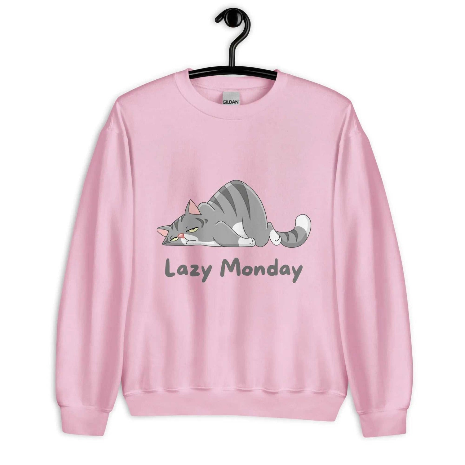 Lazy Monday SweatshirtLazy Monday SweatshirtEmbrace the comfort and warmth of our Lazy Monday Sweatshirt, the perfect companion for those cozy, relaxed days. Crafted to keep you snug and stylish during the col[Bal]