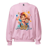 Best DAD EverBest DAD Ever SweatshirtShow off dad pride in the ultra-cozy "Best DAD Ever" Graphic Print Cotton Poly Crewneck Sweatshirt. This warm, pre-shrunk sweater features a bold text graphic celebr[Bal]