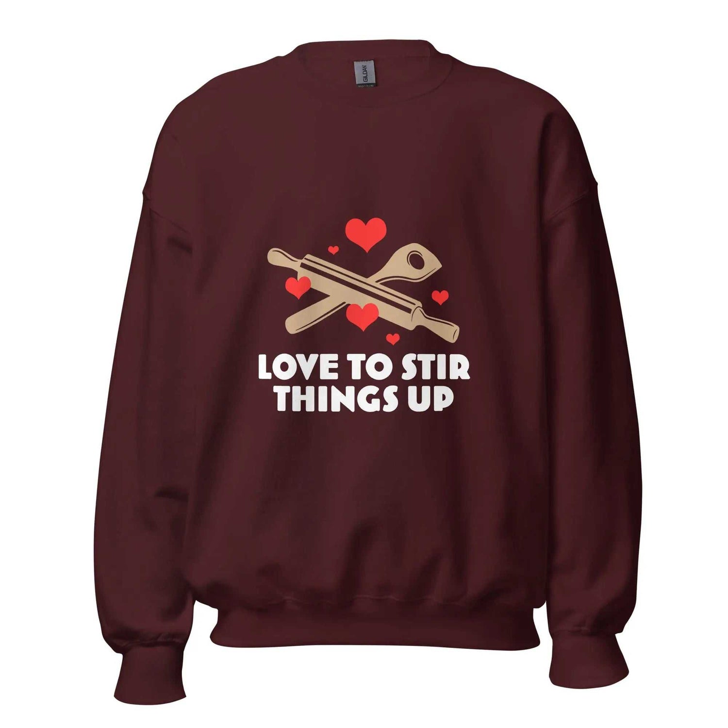 Love To StirLove To Stir Things Up SweatshirtEmbrace your unique style with our Love To Stir Things Up Sweatshirt, a sturdy and warm essential designed to keep you cozy during the colder months. Crafted with ca[Bal]