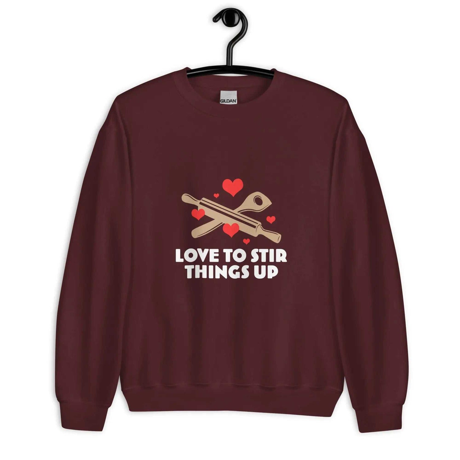 Love To StirLove To Stir Things Up SweatshirtEmbrace your unique style with our Love To Stir Things Up Sweatshirt, a sturdy and warm essential designed to keep you cozy during the colder months. Crafted with ca[Bal]