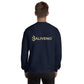 Best DAD EverBest DAD Ever SweatshirtShow off dad pride in the ultra-cozy "Best DAD Ever" Graphic Print Cotton Poly Crewneck Sweatshirt. This warm, pre-shrunk sweater features a bold text graphic celebr[Bal]