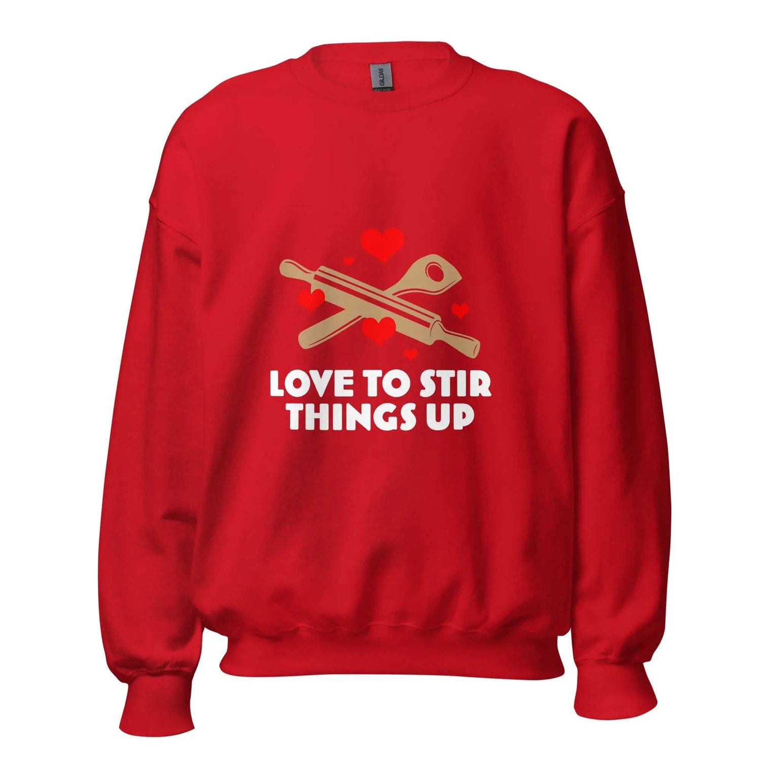 Love To StirLove To Stir Things Up SweatshirtEmbrace your unique style with our Love To Stir Things Up Sweatshirt, a sturdy and warm essential designed to keep you cozy during the colder months. Crafted with ca[Bal]