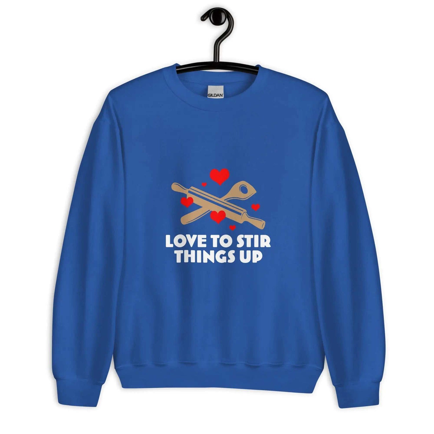 Love To StirLove To Stir Things Up SweatshirtEmbrace your unique style with our Love To Stir Things Up Sweatshirt, a sturdy and warm essential designed to keep you cozy during the colder months. Crafted with ca[Bal]