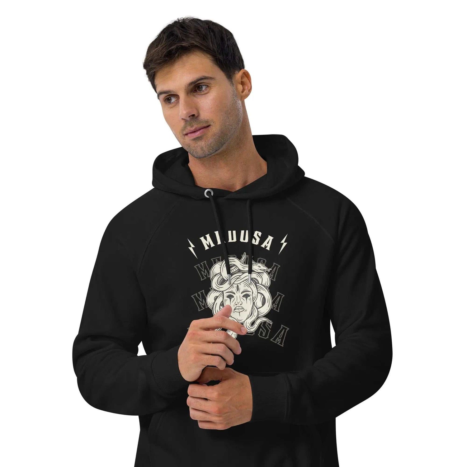 Medusa Baliveno HoodieMedusa Baliveno HoodieEmbrace style without sacrificing comfort with our Medusa Baliveno Hoodie. Crafted for those who appreciate both fashion and coziness, this super-soft unisex eco rag[Bal]