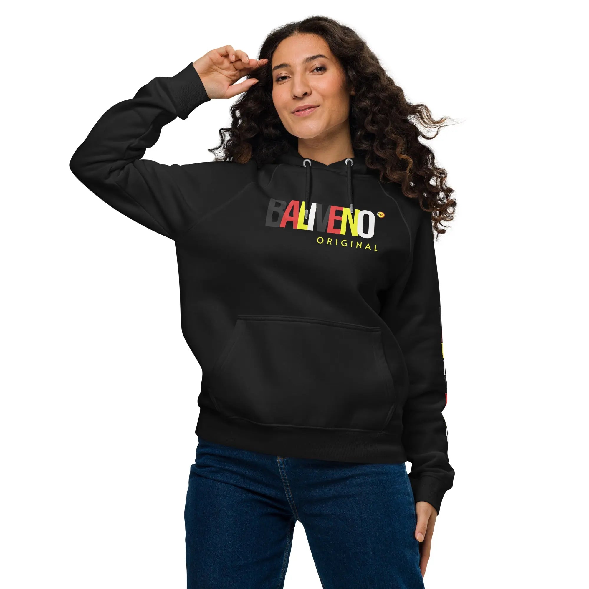 Unisex eco raglan hoodie - BALIVENO FASHION HOUSE LTD