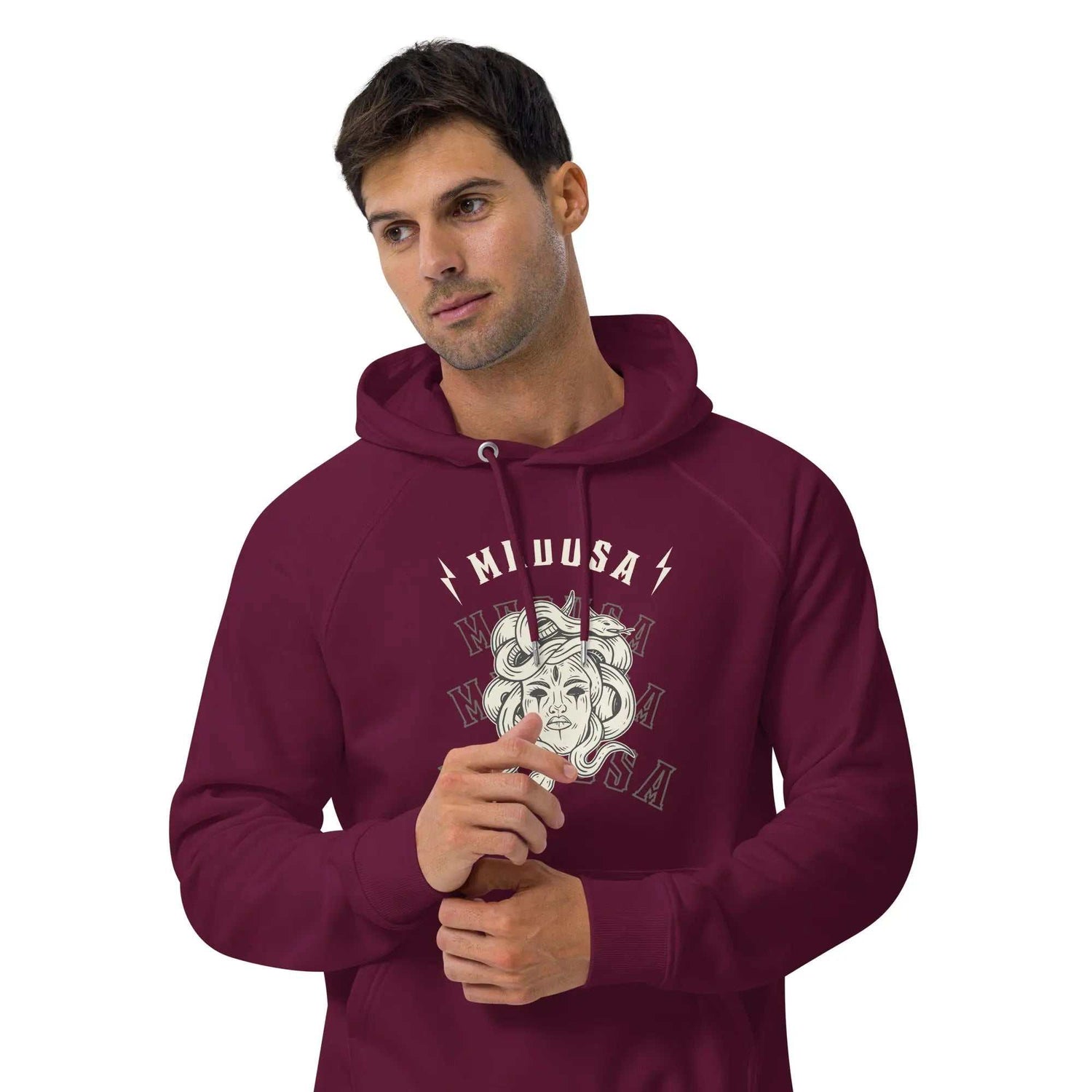 Medusa Baliveno HoodieMedusa Baliveno HoodieEmbrace style without sacrificing comfort with our Medusa Baliveno Hoodie. Crafted for those who appreciate both fashion and coziness, this super-soft unisex eco rag[Bal]