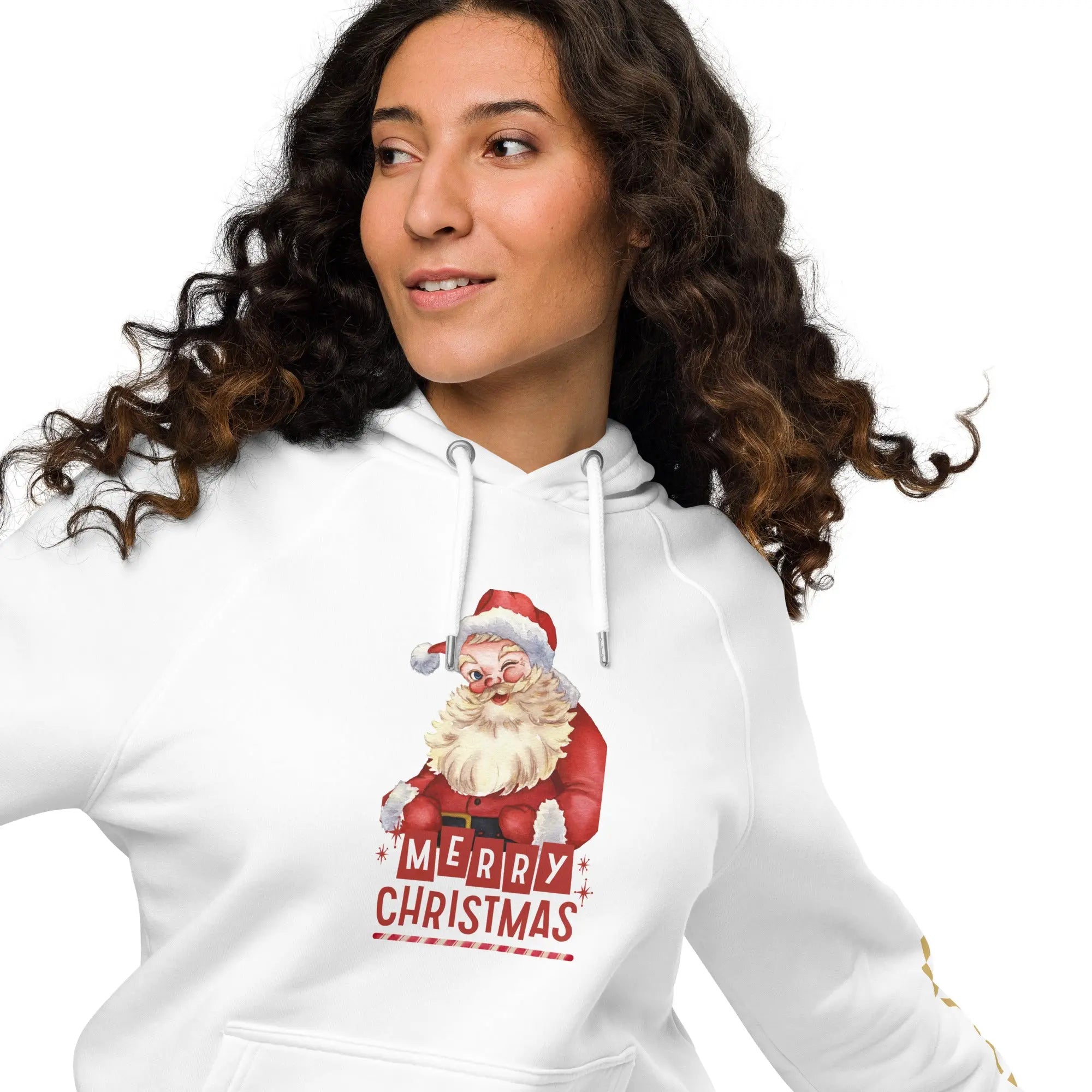 Merry Christmas raglan hoodie - BALIVENO