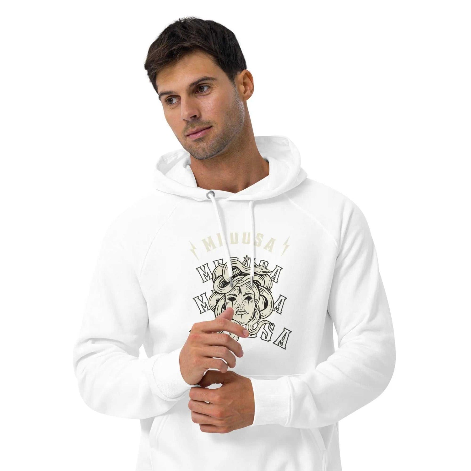 Medusa Baliveno HoodieMedusa Baliveno HoodieEmbrace style without sacrificing comfort with our Medusa Baliveno Hoodie. Crafted for those who appreciate both fashion and coziness, this super-soft unisex eco rag[Bal]