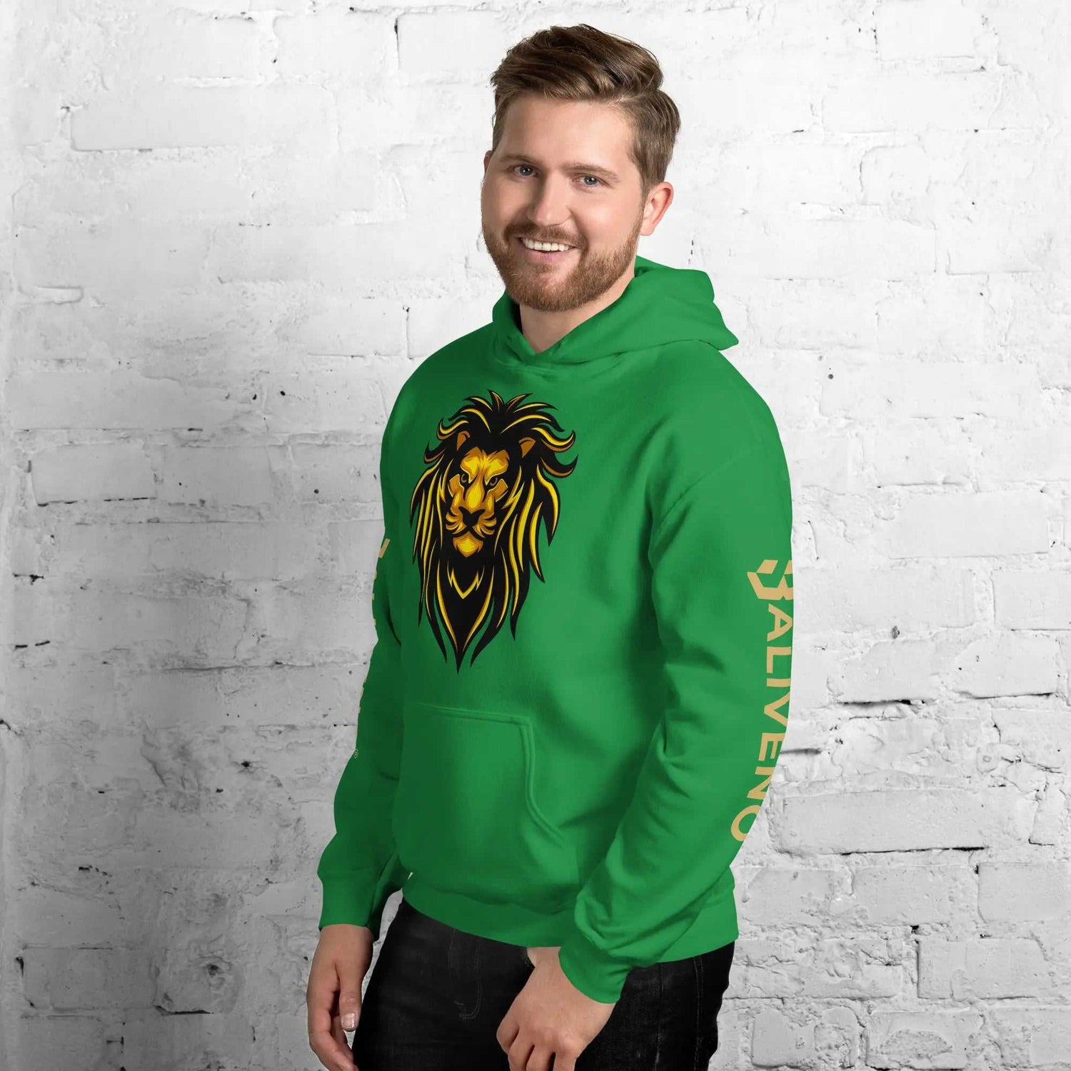 Baliveno LionBaliveno Lion HoodieStay cozy and stylish with the ultra-soft Baliveno Lion Graphic Printed Lightweight Pullover Hoodie Sweatshirt. This casual pullover features an eye-catching lion gr[Bal]
