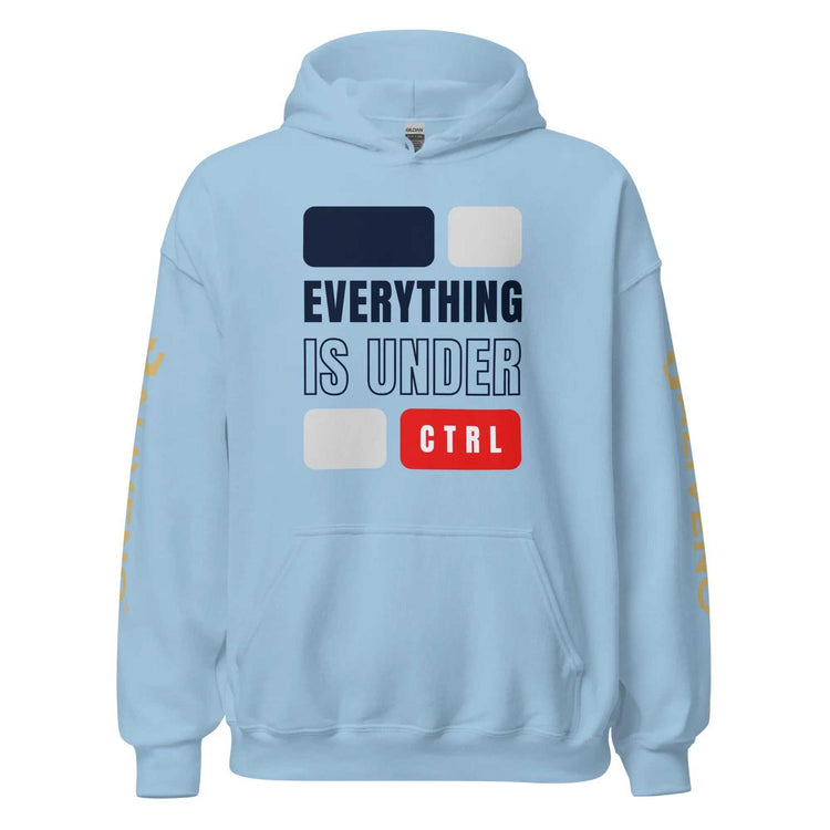 Everything Is Under CTRLEverything Is Under CTRL HoodieStay cozy and show off your relaxed attitude in the ultra-soft "Everything Is Under CTRL" Graphic Print Lightweight Pullover Hoodie. This casual pullover features a [Bal]