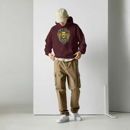 Baliveno LionBaliveno Lion HoodieStay cozy and stylish with the ultra-soft Baliveno Lion Graphic Printed Lightweight Pullover Hoodie Sweatshirt. This casual pullover features an eye-catching lion gr[Bal]