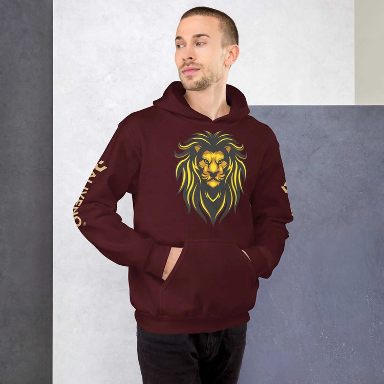 Baliveno LionBaliveno Lion HoodieStay cozy and stylish with the ultra-soft Baliveno Lion Graphic Printed Lightweight Pullover Hoodie Sweatshirt. This casual pullover features an eye-catching lion gr[Bal]