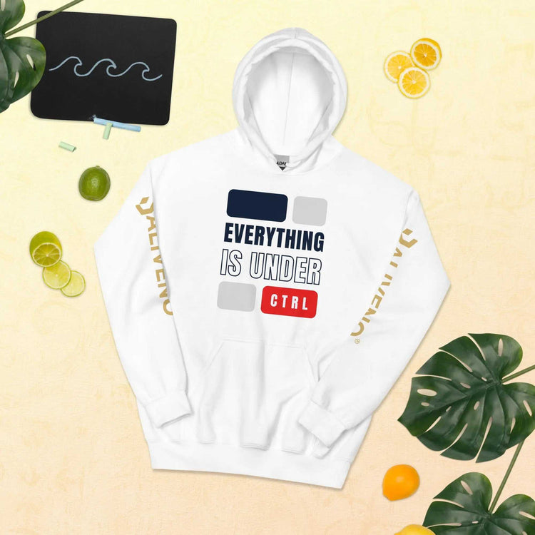 Everything Is Under CTRLEverything Is Under CTRL HoodieStay cozy and show off your relaxed attitude in the ultra-soft "Everything Is Under CTRL" Graphic Print Lightweight Pullover Hoodie. This casual pullover features a [Bal]