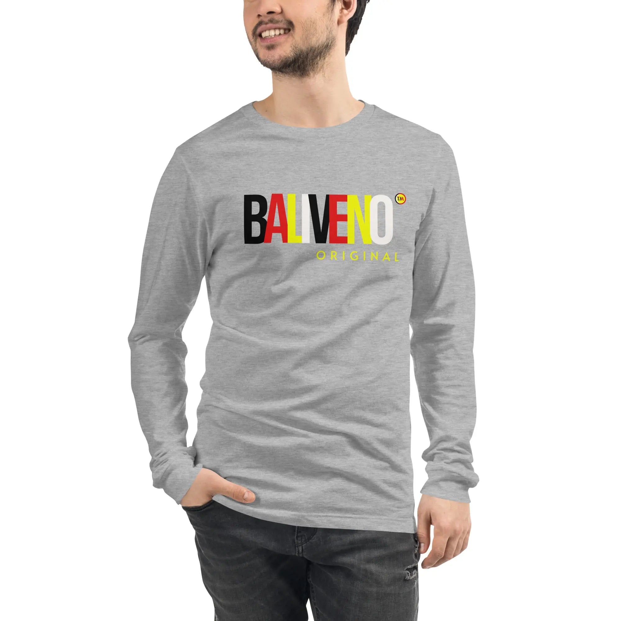 Baliveno Unisex Long Sleeve Tee, Unisex Printed T-shirt, Baliveno Fashion, Cotton T-shirt, - BALIVENO FASHION HOUSE LTD